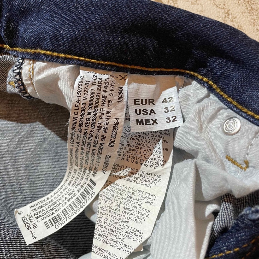 ZARA(ザラ)の【ZARA MAN】ザラ マン ストレッチ スキニーデニムパンツ USA32 メンズのパンツ(デニム/ジーンズ)の商品写真