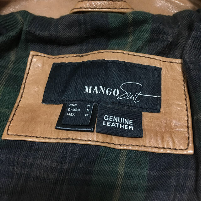 MANGO(マンゴ)の【みどり様専用】MANGOの革ジャン レディースのジャケット/アウター(ライダースジャケット)の商品写真