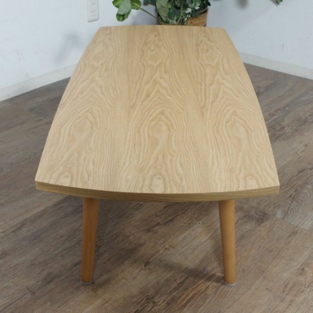 110幅【新品】折り畳み式 おしゃれ 木目が綺麗なテーブル