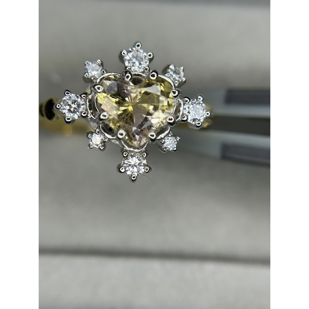 バイカラートルマリン ダイヤ  リング レディースのアクセサリー(リング(指輪))の商品写真