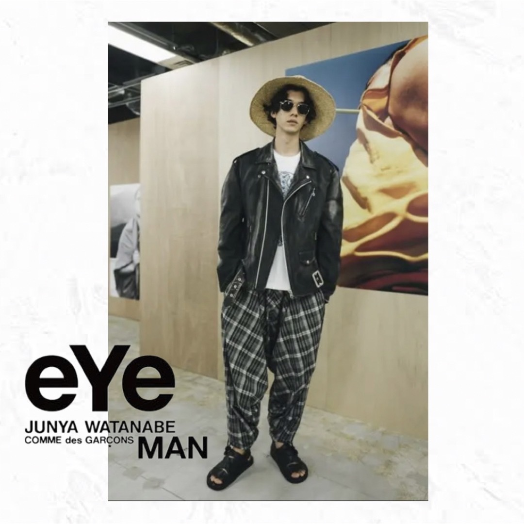 JUNYA WATANABE MAN(ジュンヤワタナベマン)の新品 ジュンヤワタナベマン ベルベルジン 転写 ライダース M メンズのジャケット/アウター(ライダースジャケット)の商品写真