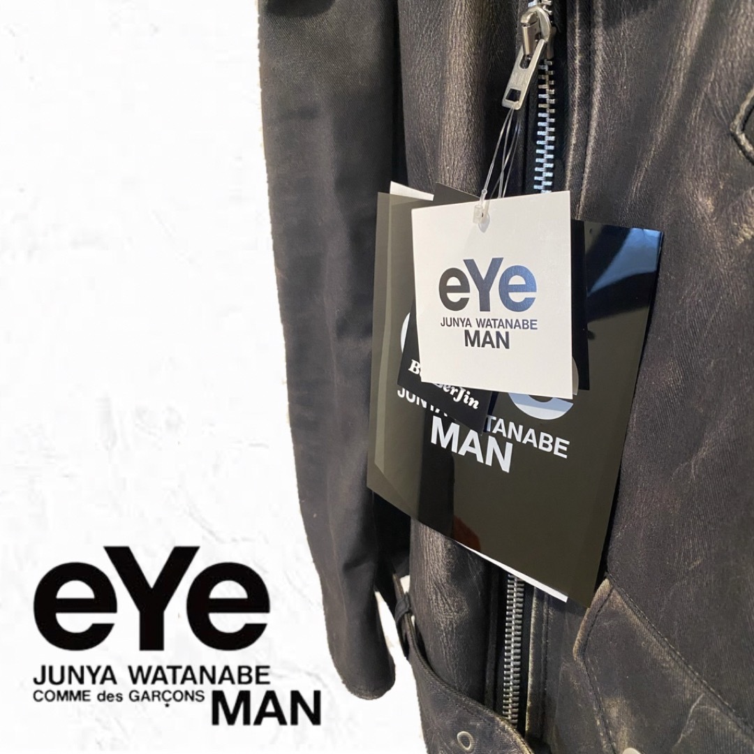 JUNYA WATANABE MAN(ジュンヤワタナベマン)の新品 ジュンヤワタナベマン ベルベルジン 転写 ライダース M メンズのジャケット/アウター(ライダースジャケット)の商品写真