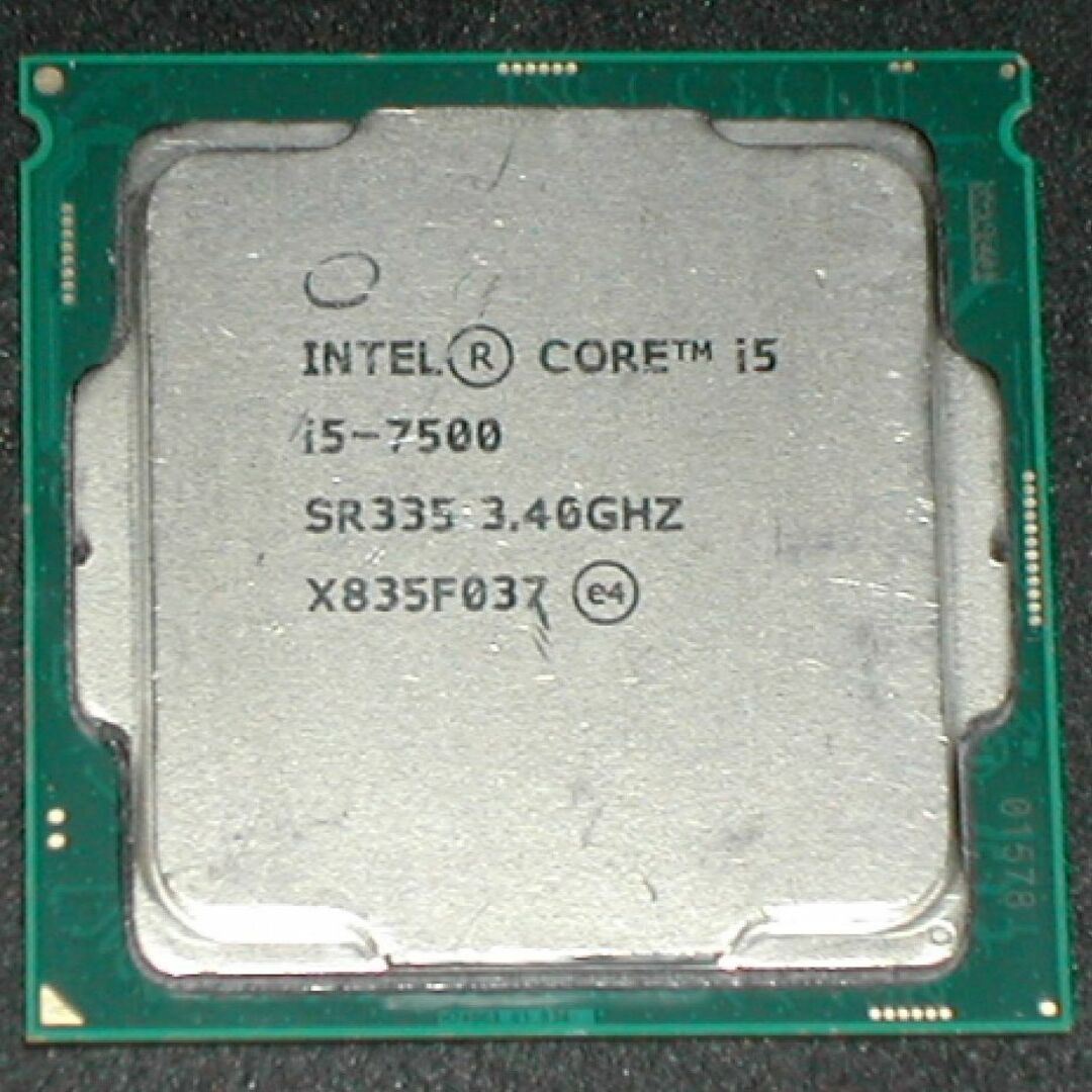 ジャンクCPU　Core i5 7500　LGA1151