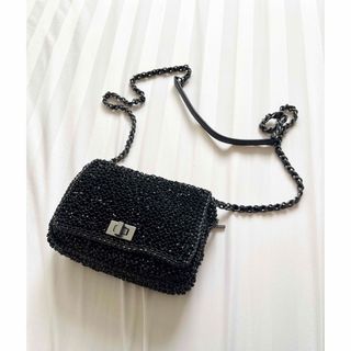 アンテプリマワイヤーバッグ(ANTEPRIMA/WIREBAG)の【週末限定価格】ANTEPRIMA ルッケットⅡ エナメルブラック(ショルダーバッグ)