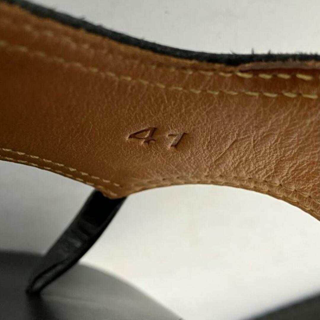 Hermes - エルメス サンダル 41 メンズ美品 黒の通販 by ブランディア