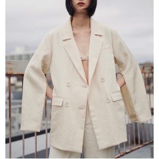 【完売品】ENOF twill slit jacket(テーラードジャケット)
