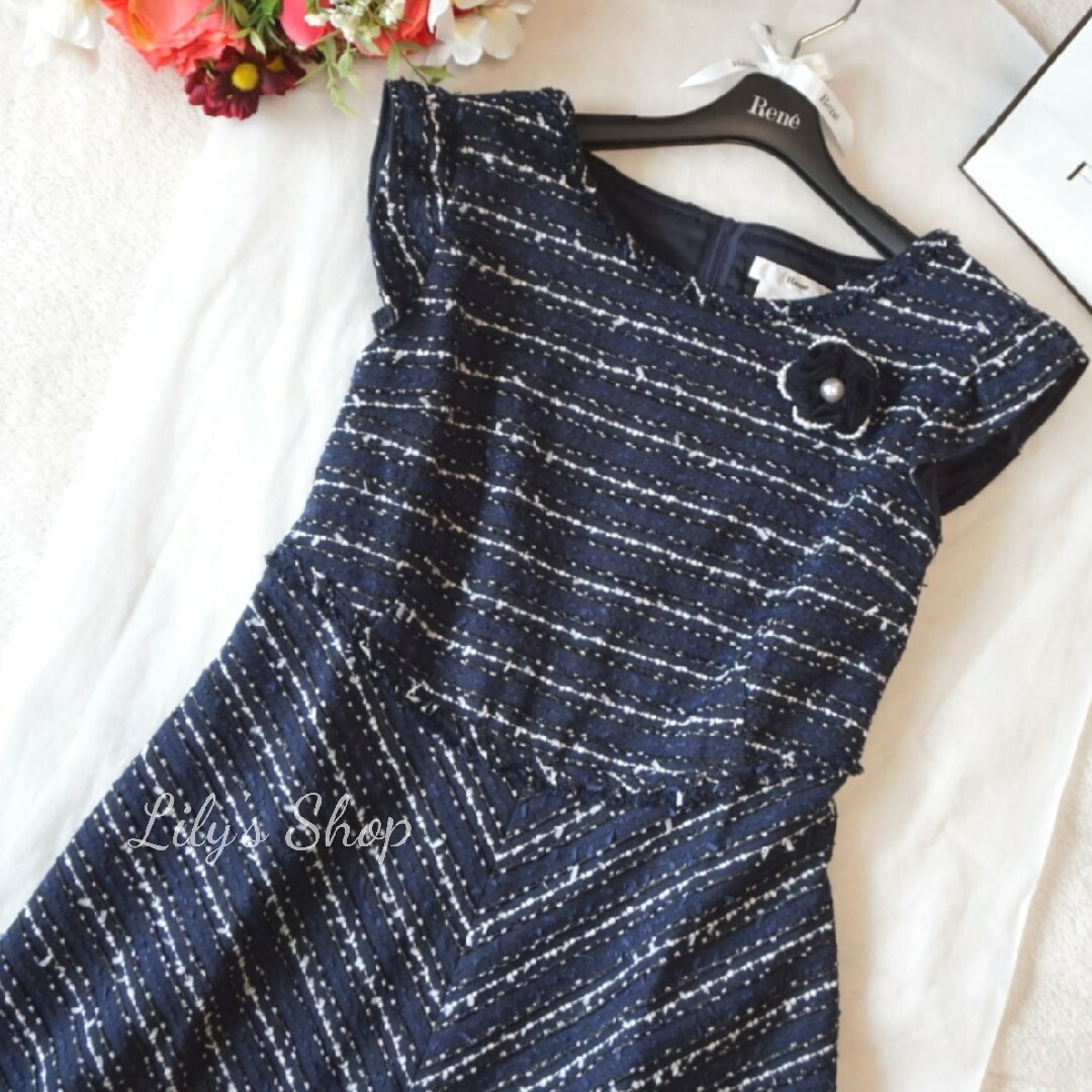 極美品♡ルネ♡ツイードセットアップ-