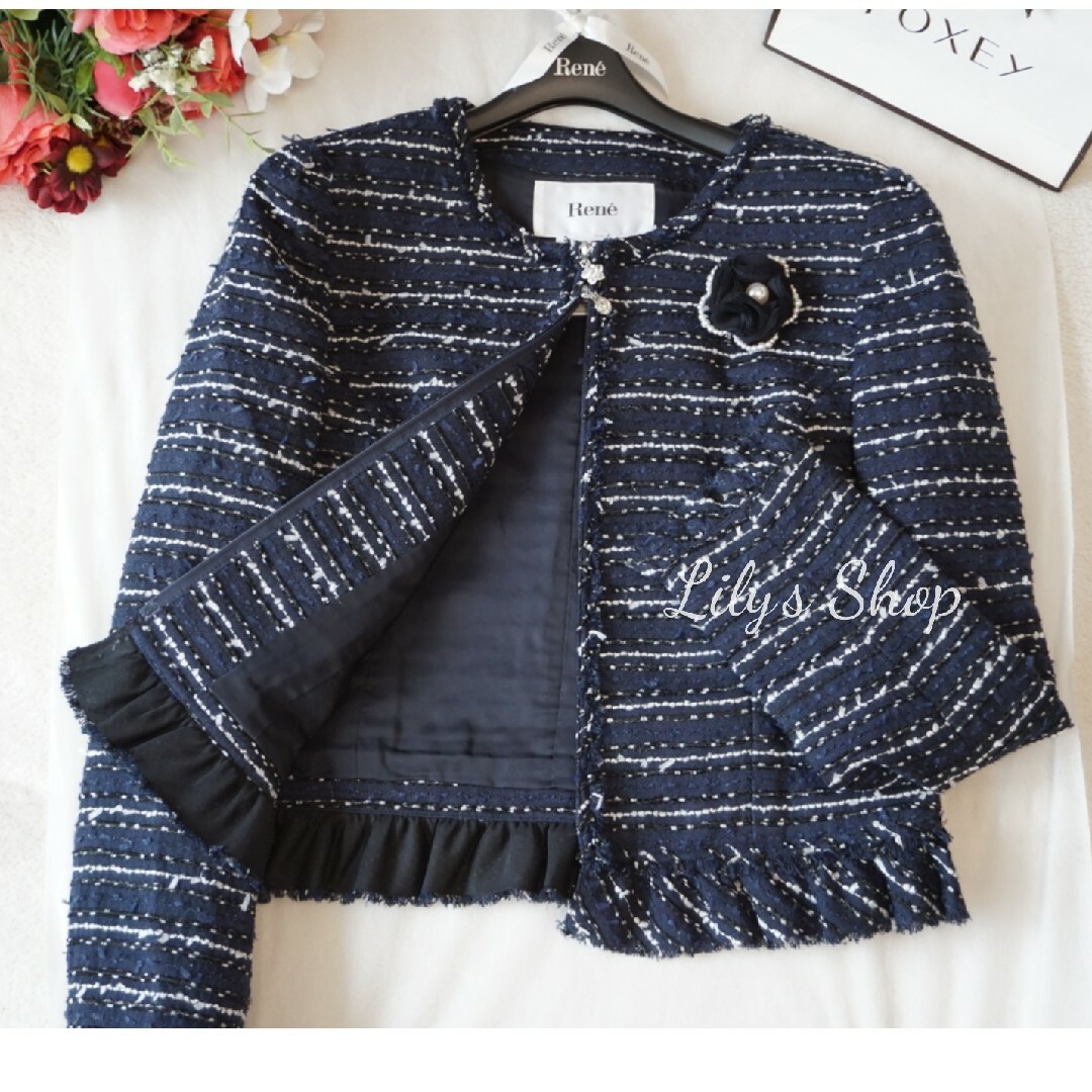 極美品♡ルネ♡ツイードセットアップ-