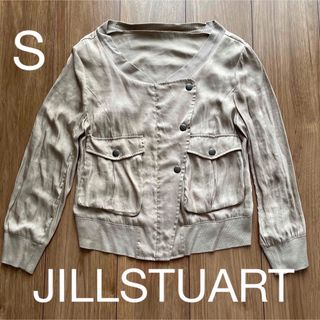 ジルスチュアート(JILLSTUART)のJILLSTUART ジルスチュアート　ジャケット　羽織　上着　秋(ノーカラージャケット)