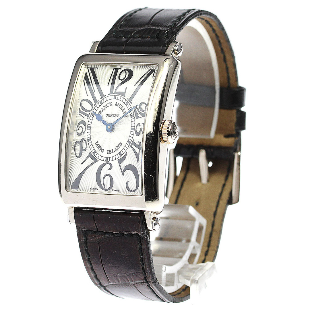 ☆良品【FRANCK MULLER】フランクミュラー ロングアイランド K18WG 950QZ クォーツ メンズ  【232】【ev20】