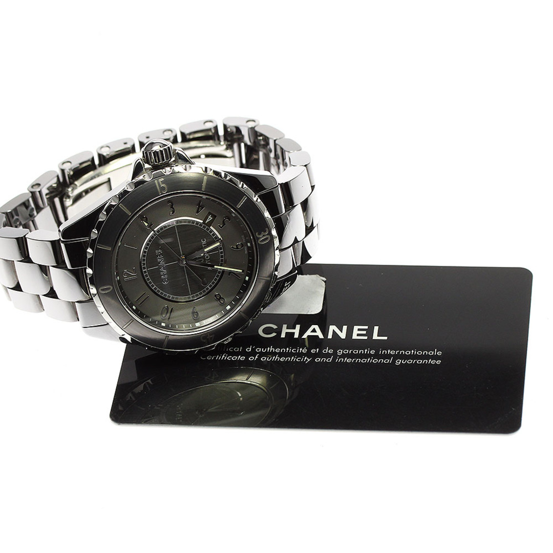 シャネル CHANEL H2934 J12 クロマティック 41ｍｍ デイト 自動巻き メンズ 良品 保証書付き_767913