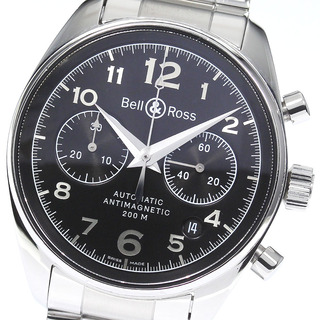 ベルアンドロス(Bell & Ross)のベル＆ロス Bell＆Ross 130 クロノグラフ 自動巻き メンズ 良品 _756683(腕時計(アナログ))