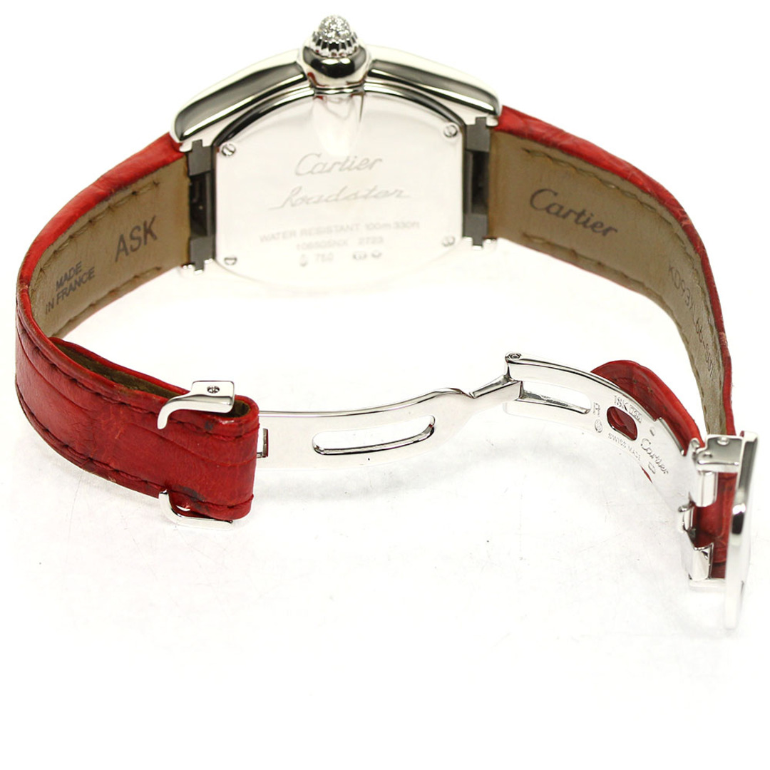 Cartier(カルティエ)のカルティエ CARTIER WE500260 ロードスター ダイヤベゼル K18WG クォーツ レディース 保証書付き_760411 レディースのファッション小物(腕時計)の商品写真