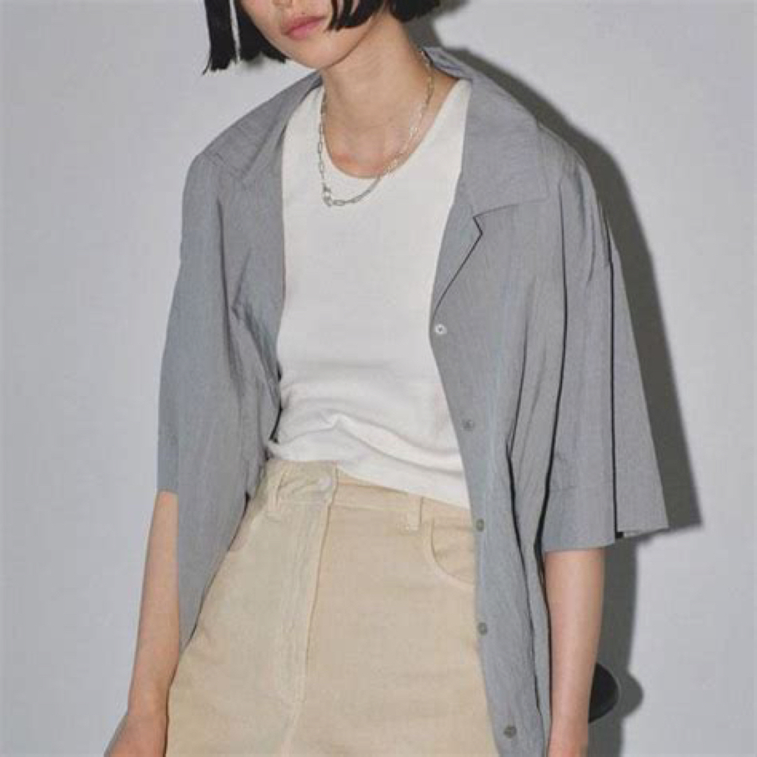 TODAYFUL(トゥデイフル)のトゥデイフル　Halfsleeve Crape Shirts レディースのトップス(シャツ/ブラウス(半袖/袖なし))の商品写真