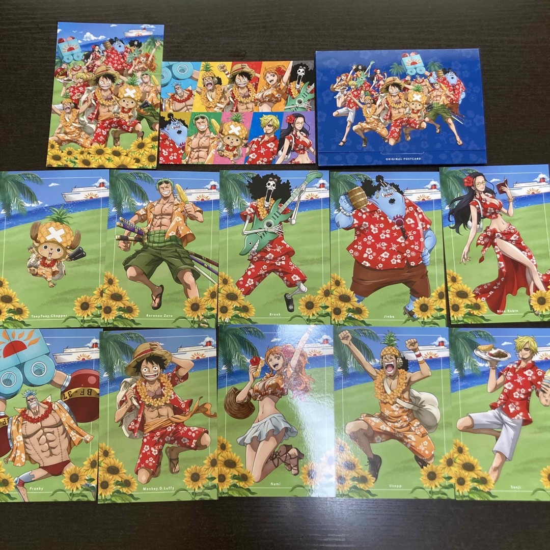 ONE PIECE ワンピース 商船三井 さんふらわあ ポストカード24枚セット