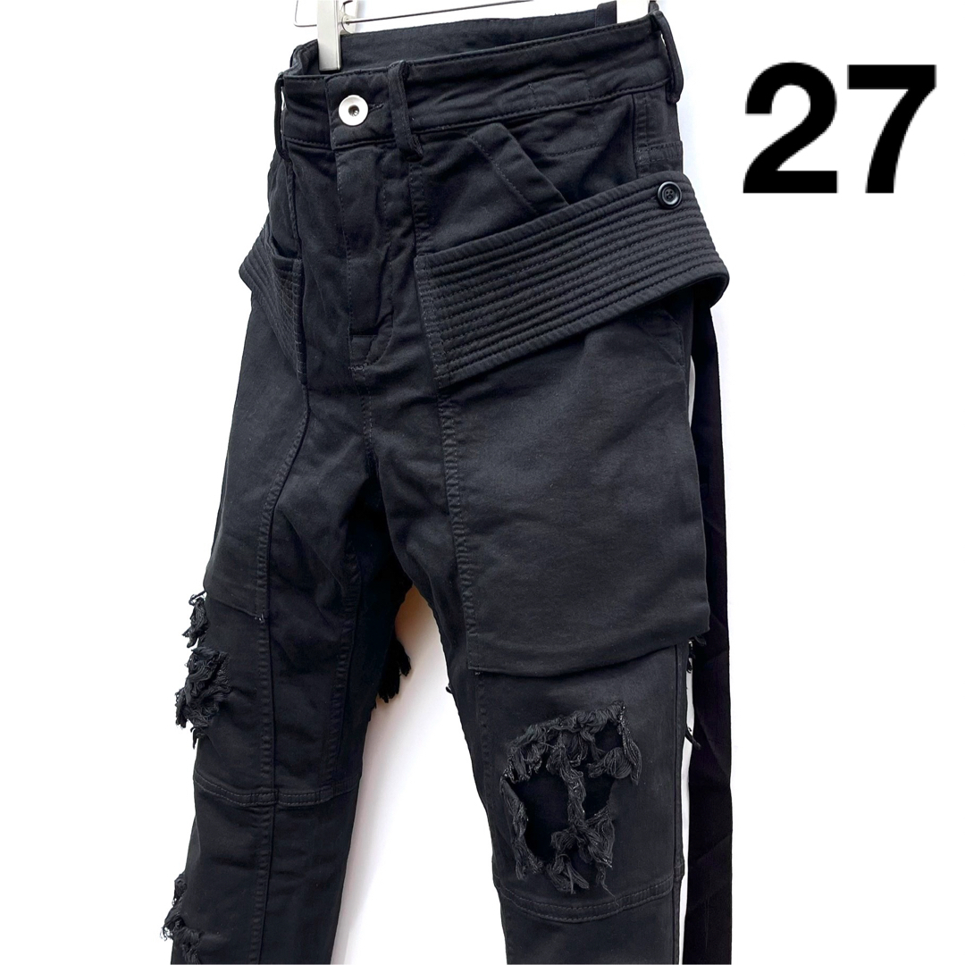 新品 RICK OWENS DRKSHDW CREATCH PANTS 27 - デニム/ジーンズ