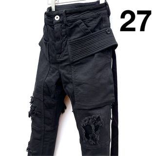 リックオウエンス(Rick Owens)の新品 RICK OWENS DRKSHDW CREATCH PANTS 27(デニム/ジーンズ)