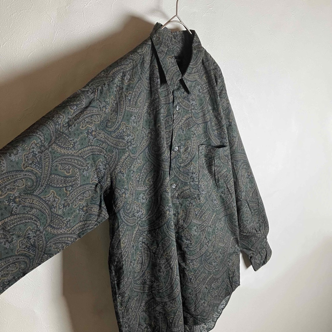 うどん様専用 90s ヴィンテージ 総柄 花柄 ペイズリー 幾何学 シャツ うどん様専用 90s ヴィンテージ 総柄 花柄 ペイズリー 幾何学 シャツ