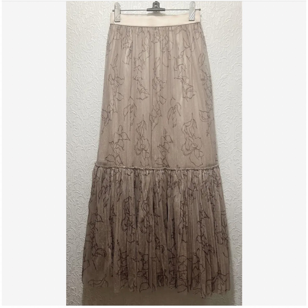 ★新品★ herlipto Rose Pleated Tulle Skirt