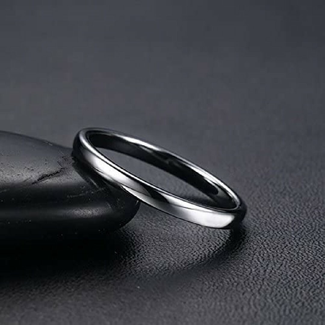 【大特価♪】指輪 リング メンズ レディース アクセサリー 2mm ピンキー レディースのアクセサリー(リング(指輪))の商品写真