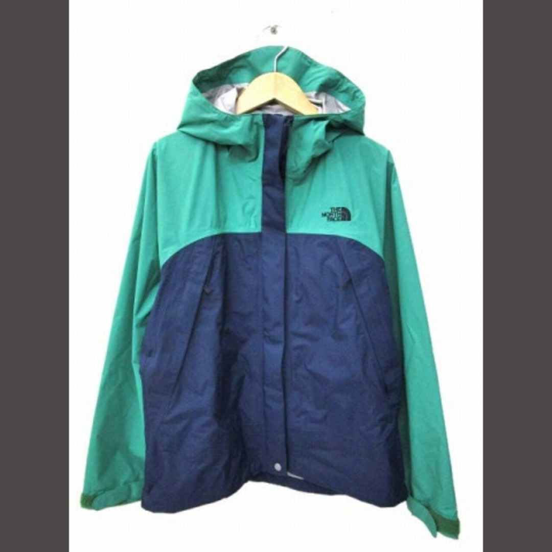 THE NORTH FACE(ザノースフェイス)のザノースフェイス マウンテンパーカー ドットショット アウトドア 紺 緑 M  レディースのトップス(パーカー)の商品写真