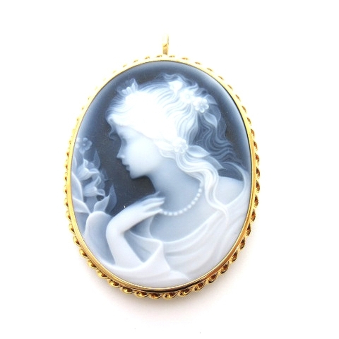 CAMEO ブローチ　美品