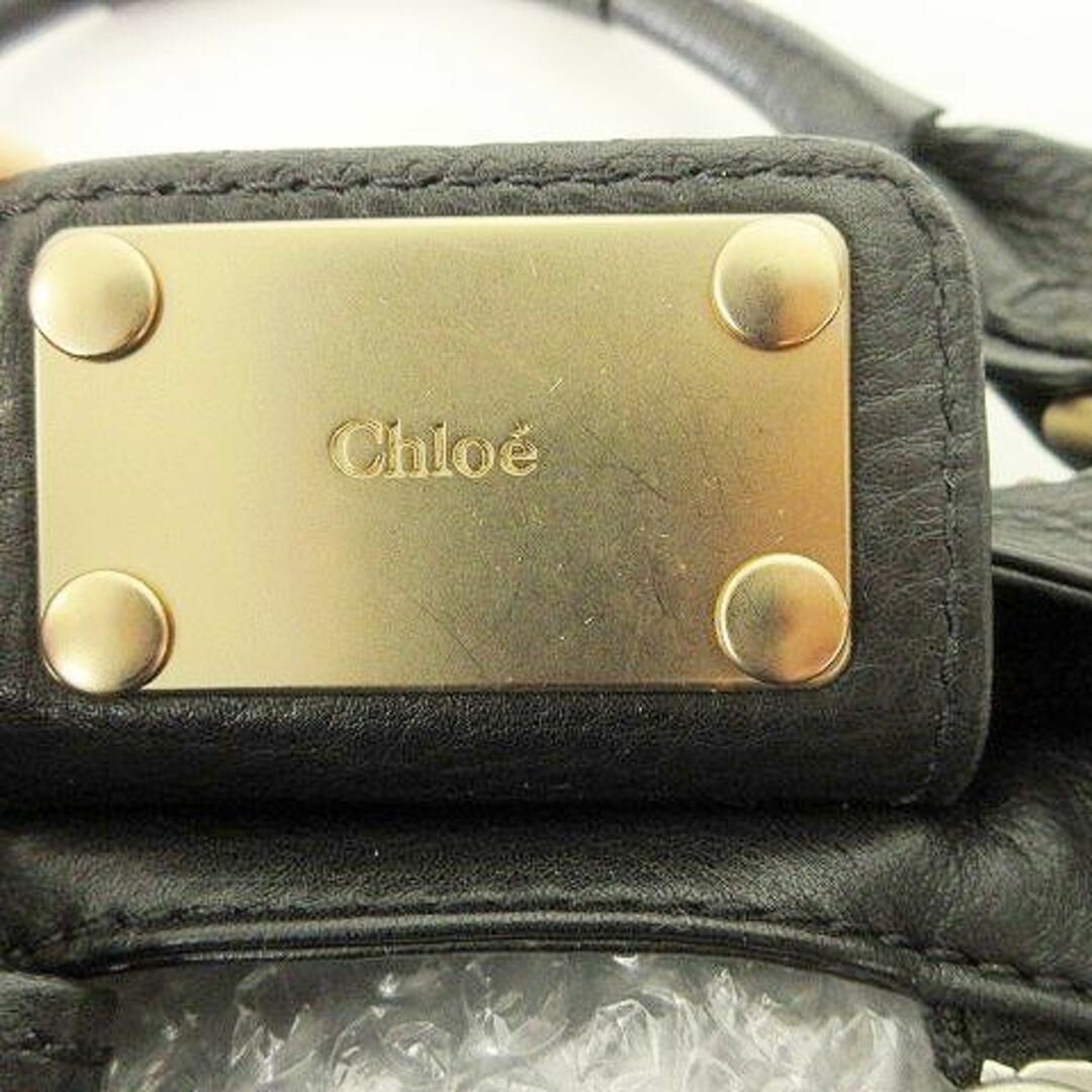 Chloe(クロエ)のクロエ パディントン ハンドバッグ 皮革 レザー 南京錠 ブラック ■U180 レディースのバッグ(ハンドバッグ)の商品写真