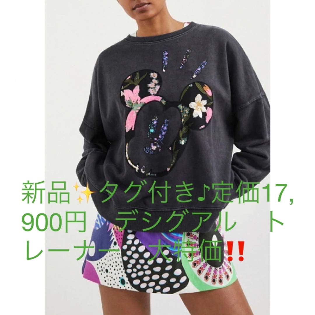 新品✨タグ付き♪定価17,900円　デシグアル　トレーナー　大特価‼️