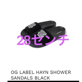 ワコマリア(WACKO MARIA)のOG LABEL HAYN SHOWER SANDALS(サンダル)