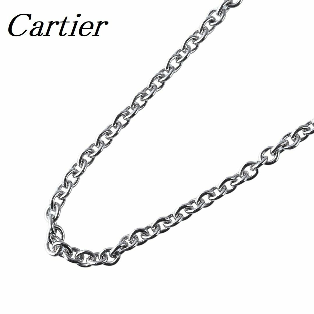 Cartier - カルティエ フォルサチェーン ネックレス 42cm 750WG CARTIER【12667】
