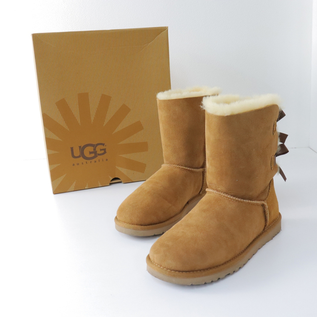 ムートンUGG アグ ムートンブーツ リボン　ミニベイリーボウ