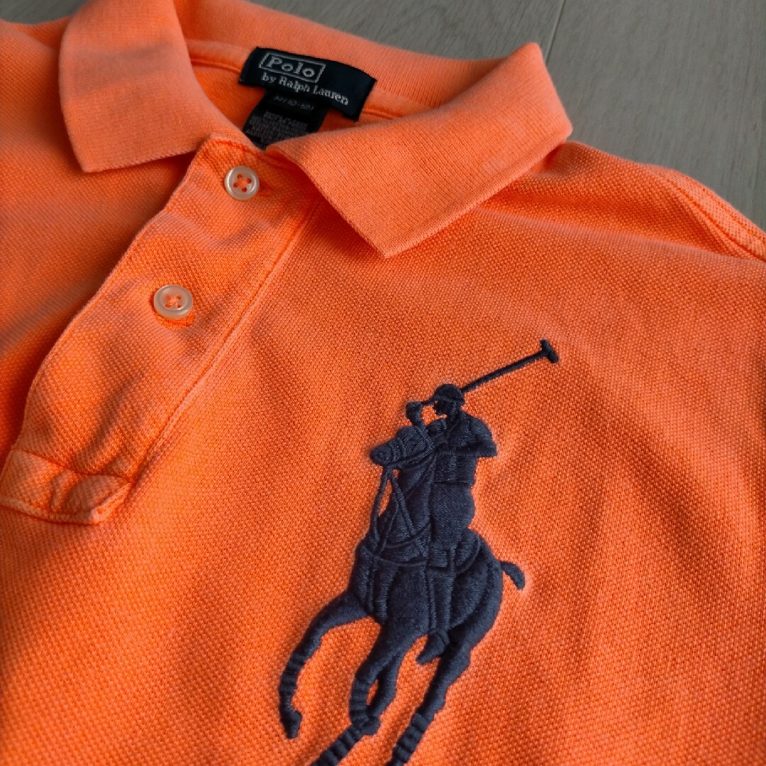 POLO RALPH LAUREN(ポロラルフローレン)のPOLO by Ralph Lauren ビックポニー ネオンカラー ポロシャツ キッズ/ベビー/マタニティのキッズ服男の子用(90cm~)(ブラウス)の商品写真