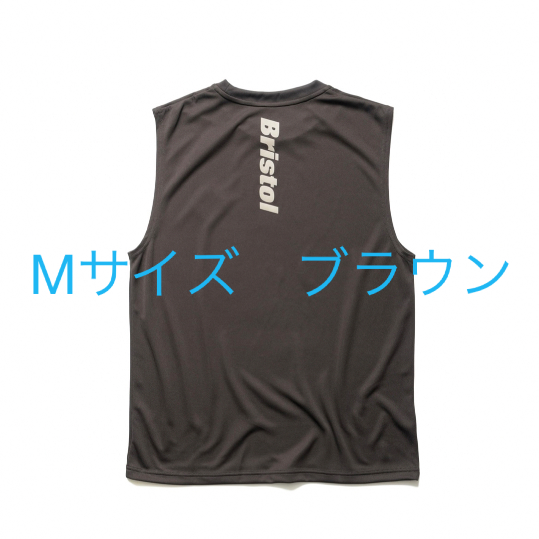 POLYESTER100%FCRB NO SLEEVE TRAINING TOP Mサイズ