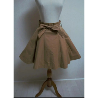 ジェーンマープル(JaneMarple)のJane Marple リボンベルト付きスカート(ひざ丈スカート)