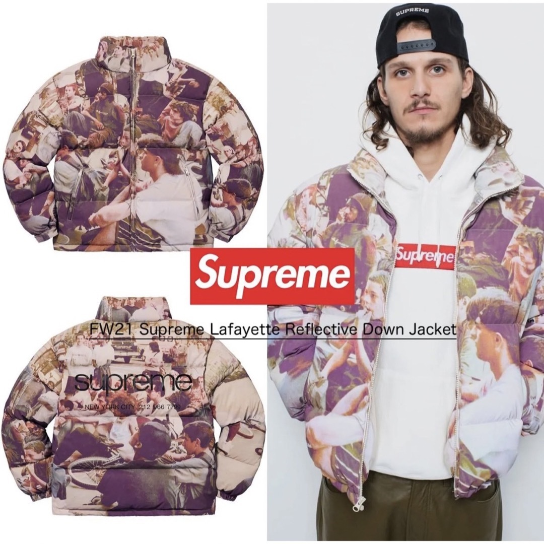 Supreme Lafayette Reflective Down Jacket