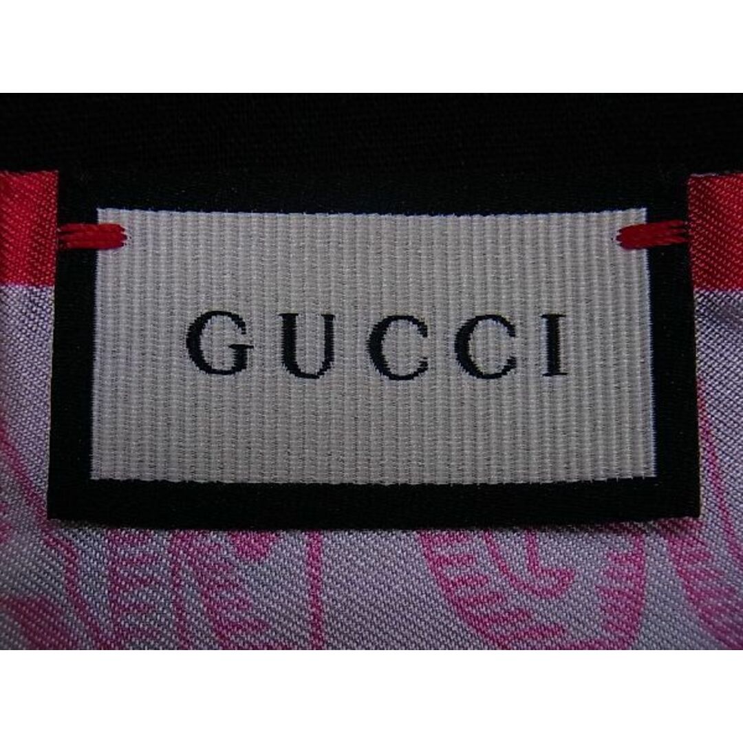 Gucci(グッチ)の■新品■未使用■ GUCCI グッチ シルク100% フラワー リーフ ツイリー リボンスカーフ レディース ピンク系×マルチカラー AQ1380  メンズのファッション小物(その他)の商品写真