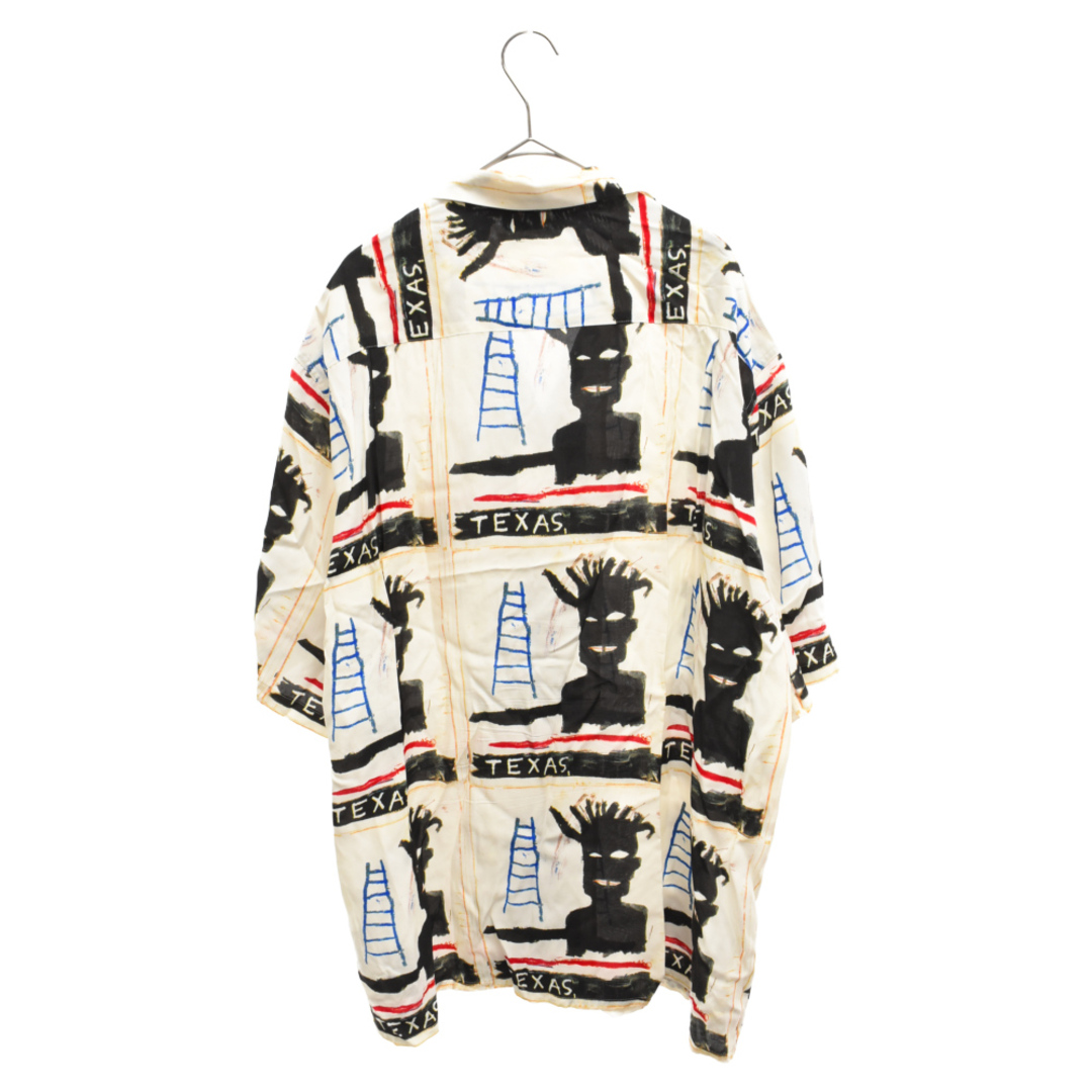 WACKO MARIA ワコマリア 23SS×JEAN-MICHEL BASQUIAT S/S HAWAIIAN SHIRT バスキア ハワイアン 開襟 アロハシャツ ホワイト