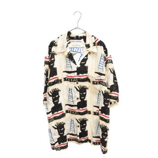 WACKO MARIA ワコマリア 23SS×JEAN-MICHEL BASQUIAT S/S HAWAIIAN SHIRT バスキア ハワイアン 開襟 アロハシャツ ホワイト