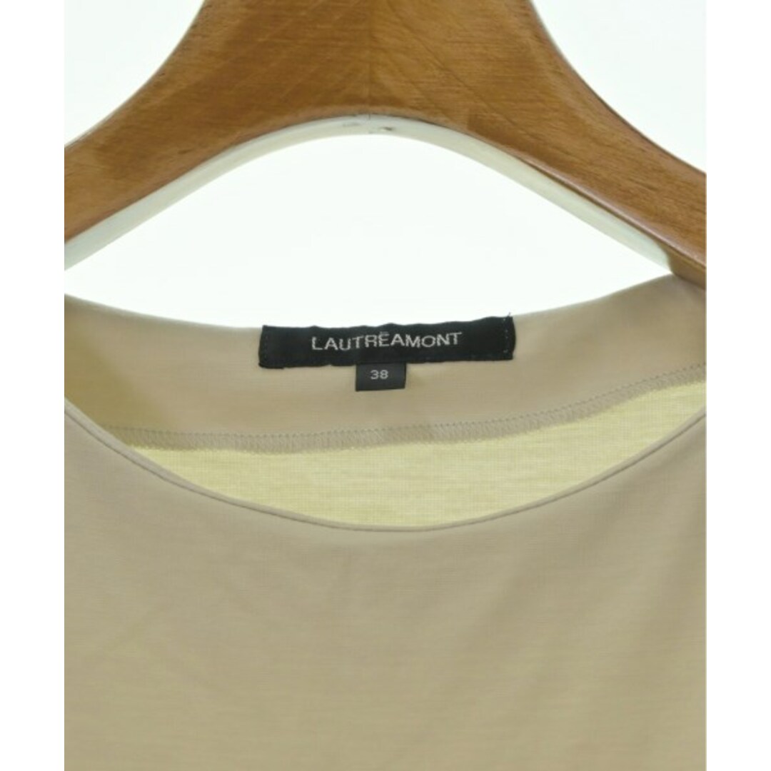 LAUTREAMONT(ロートレアモン)のLAUTREAMONT Tシャツ・カットソー 38(M位) ベージュ 【古着】【中古】 レディースのトップス(カットソー(半袖/袖なし))の商品写真