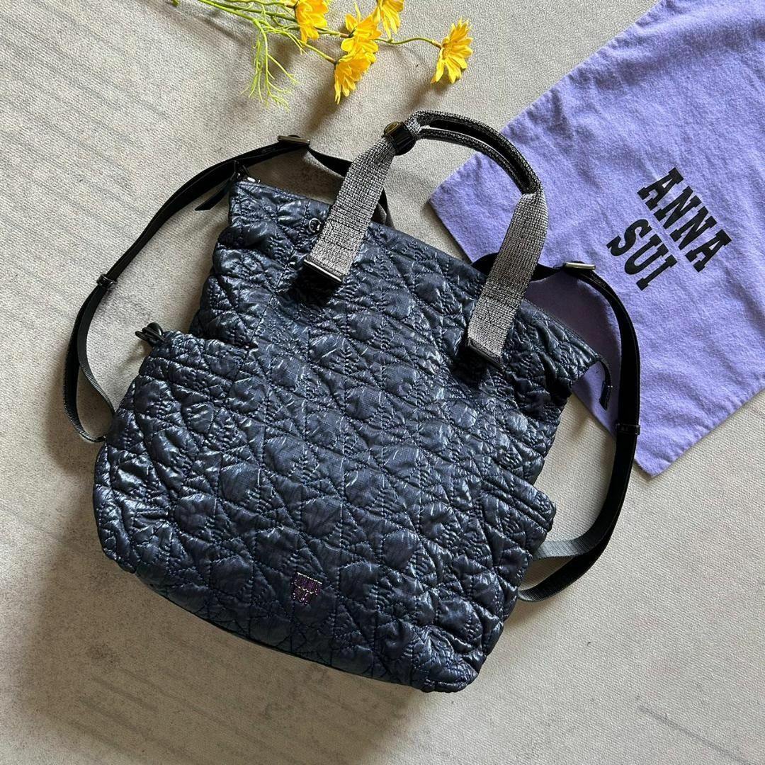 美品 ANNA SUI 2wayバッグ キルティング | フリマアプリ ラクマ