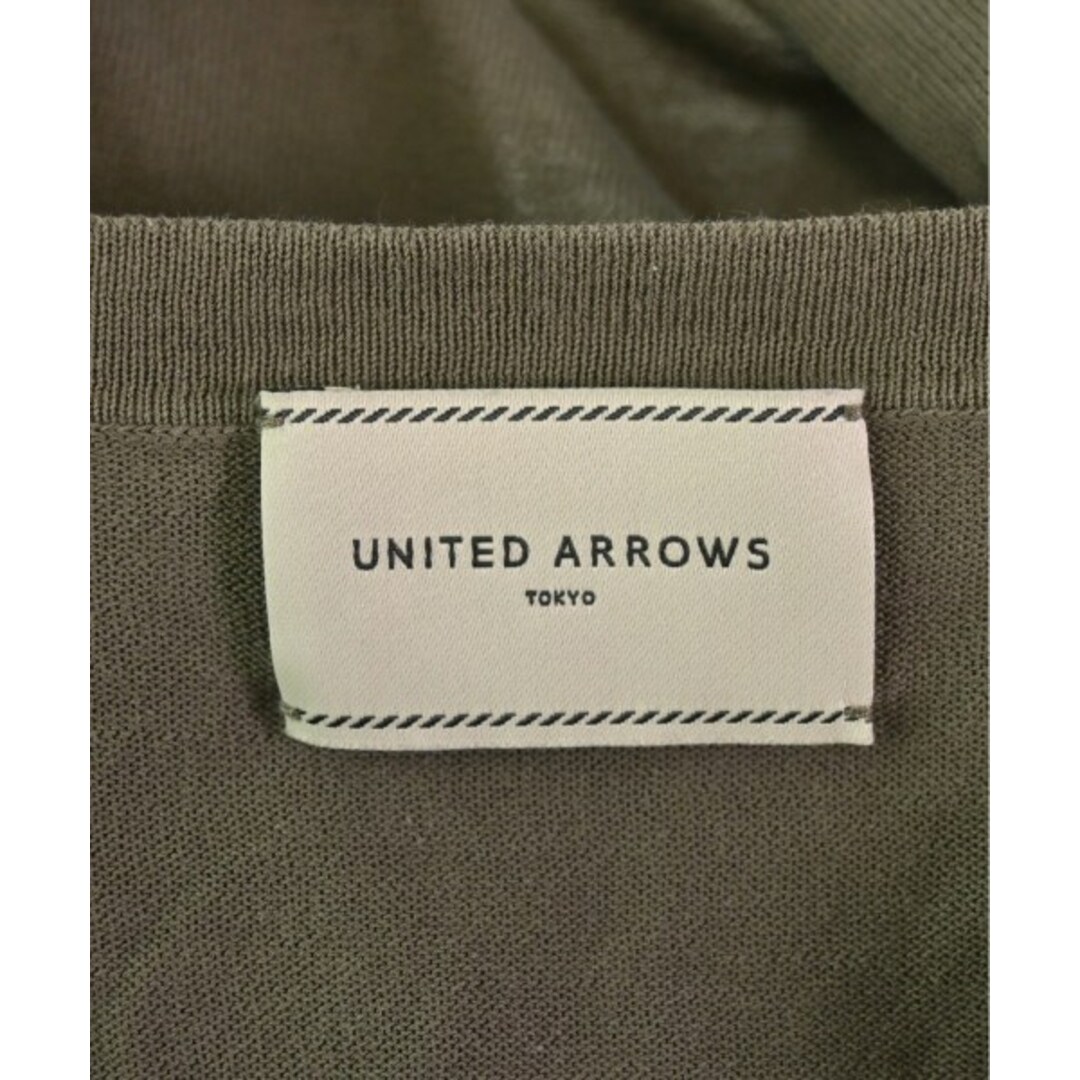 UNITED ARROWS(ユナイテッドアローズ)のUNITED ARROWS カーディガン -(XS位) カーキ系 【古着】【中古】 レディースのトップス(カーディガン)の商品写真