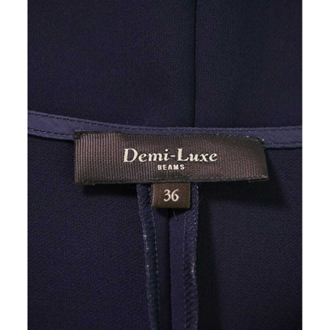 Demi-Luxe BEAMS(デミルクスビームス)のDemi-Luxe BEAMS カジュアルシャツ 36(S位) 紺 【古着】【中古】 レディースのトップス(シャツ/ブラウス(長袖/七分))の商品写真