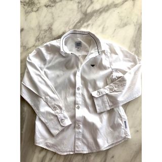 アルマーニ ジュニア(ARMANI JUNIOR)のアルマーニジュニア 白 Yシャツ 120(ドレス/フォーマル)