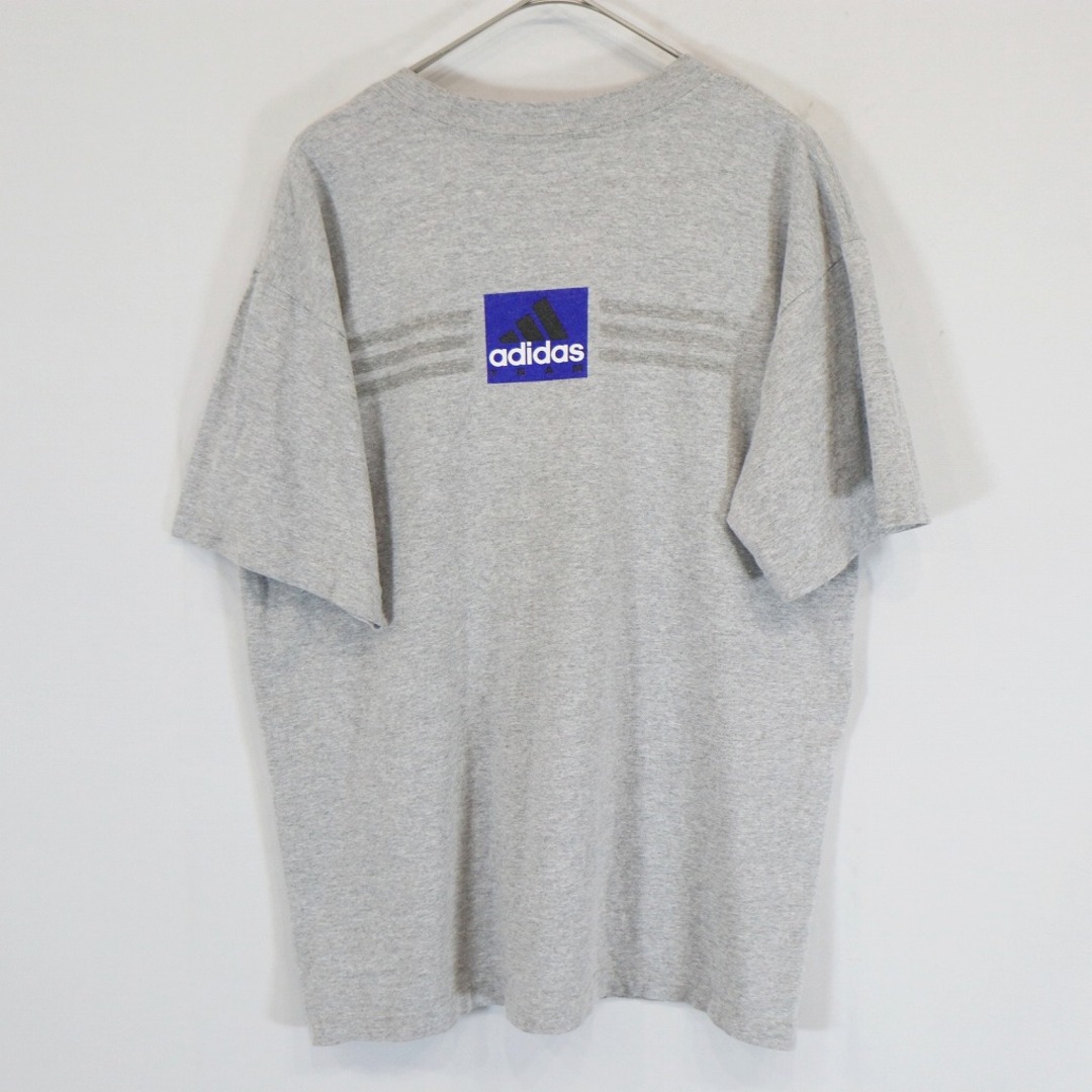 adidas(アディダス)の2000年代～ adidas アディダス ロゴプリント 半袖Ｔシャツ Y2K グレー (メンズ M) 中古 古着 N5767 メンズのトップス(Tシャツ/カットソー(半袖/袖なし))の商品写真