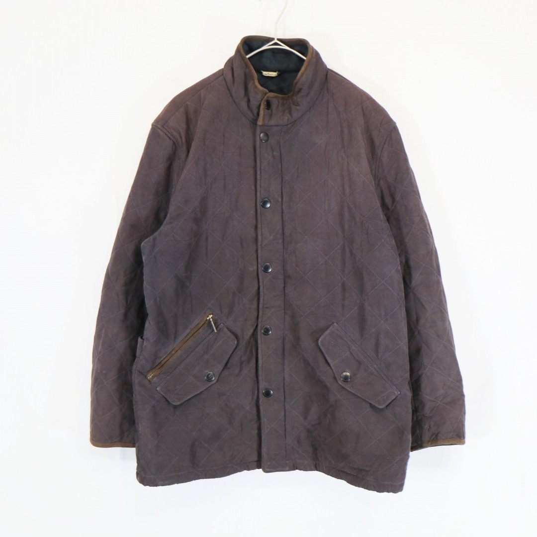 SALE/ Barbour バブアー キルティング ジャケット 防寒  防風  アウトドア ロイヤルワラント ネイビー (メンズ L)   N5800