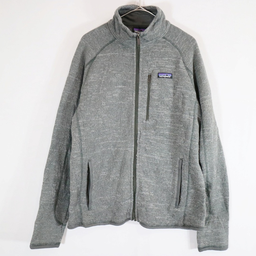 SALE/ patagonia パタゴニア フリースジャケット アウトドア キャンプ 防寒 登山 ラグラン グレー (メンズ XL)   N8758