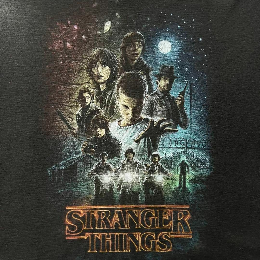 ストレンジャーシングス Tシャツ シーズン1 古着 ブラック XLサイズ SF ...