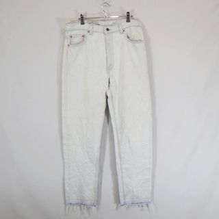 リーバイス(Levi's)のSALE/ 90年代 USA製 Levi's リーバイス 505 デニムパンツ アメカジ  カジュアル ホワイト (メンズ 36) 中古 古着 N5842(ジャージ)