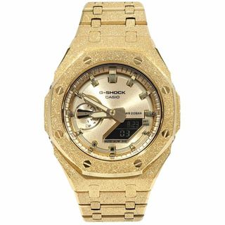 ジーショック(G-SHOCK)のG-SHOCK GA2100gb GARISH GOLD フロステッド カスタム カシオーク ゴールドダイアル ステンレス製 艶消しモデル(腕時計(アナログ))