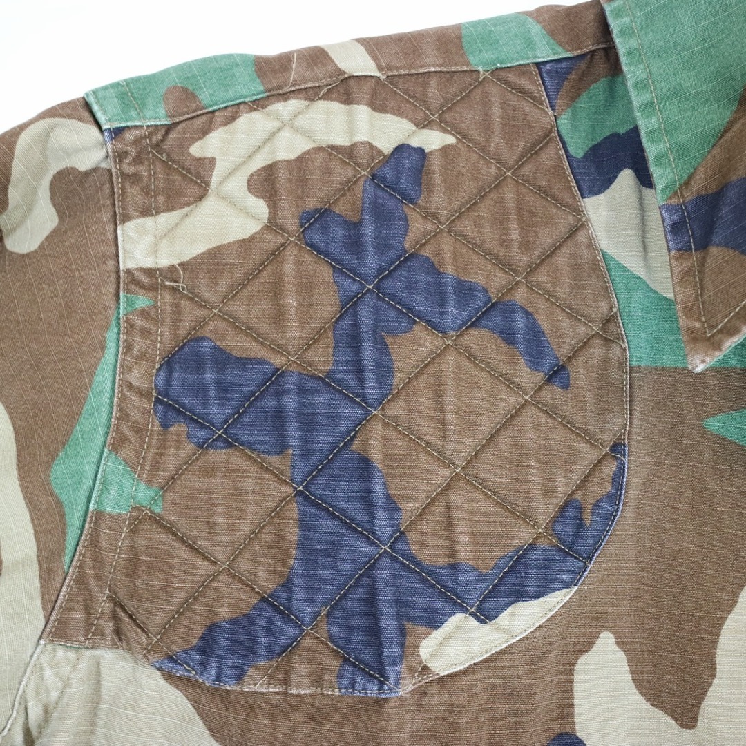 SALE/ 90年代 USA製 L.L.Bean エルエルビーン ハンティング 長袖シャツ ミリタリー ガンパッチ付き カモ (メンズ XL) N5858 3